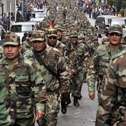 Militärer i Bolivia