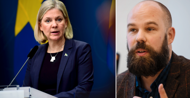 Statsminister Magdalena Andersson/Daniel Suhonen.  TT.
