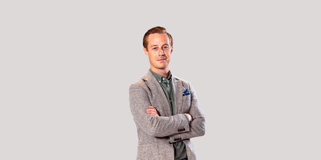 Henrik Smedsgård, ansvarig för Staples Branding Solutions.