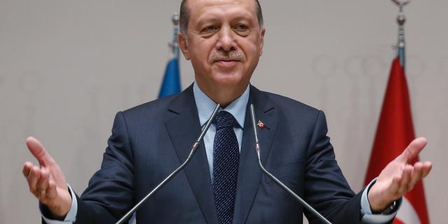 Turkiets president Recep Tayyip Erdogan. STF / TT / NTB Scanpix