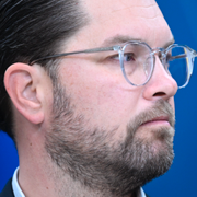 Jimmie Åkesson, Robert Hedarv, Ulf Kristersson. 