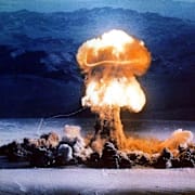 Kärnvapensprov i USA.