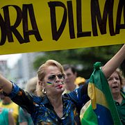 Demonstranter i Rio de Janeiro.
