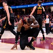 LeBron James under den sista matchen