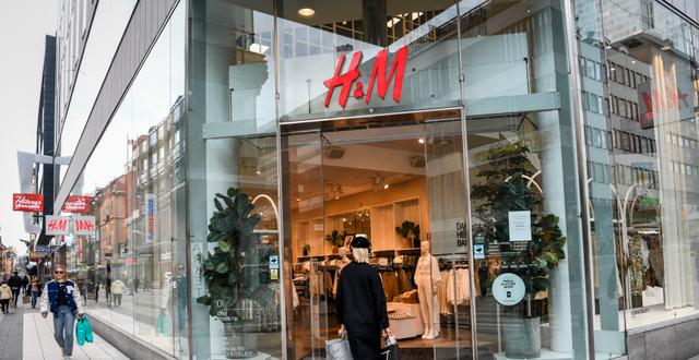 H&M-butik i Stockholm. Fredrik Sandberg/TT