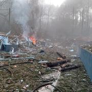 Bilder från explosionen