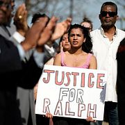 Demonstrationer i Kansas City. 