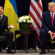 Volodymyr Zelenskyj och Donald Trump. Arkivbild.