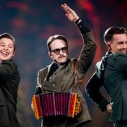 KAJ. Jakob Norrgård, Axel Åhman och Kevin Holmström.