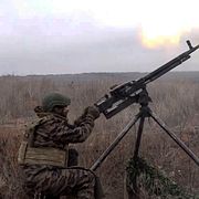 En rysk soldat. Bild från den ryska militären.