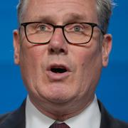 Keir Starmer talar på en natokonferens i juni.