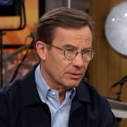 Ulf Kristersson (M) i Nyhetsmorgon. 