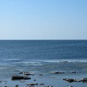 Östersjön sedd från Fårö på Gotland. 