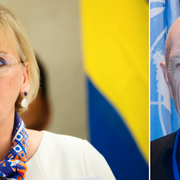 Margot Wallström och Pierre Schori.