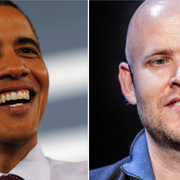 Arkiv, Barack Obama och Daniel Ek.