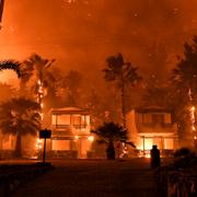 Brand vid Schinos