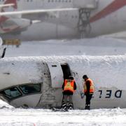 Bild från Toronto Pearson Airport, 18 februari. 