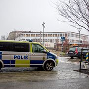 Platsen där mannen hittades. 