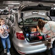 Nordby shoppingcenter dit många norrmän tar sig. Arkivbild från 2022.