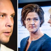 Rasmus Törnblom, Anna Kinberg Batra och Elisabeth Svantesson.