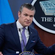 USA:s försvarsminister Pete Hegseth.