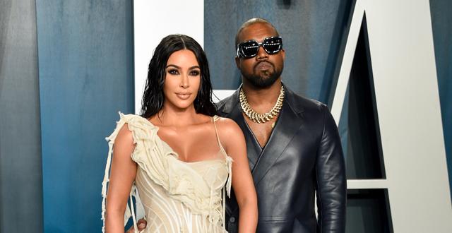 Kim Kardashian och Kanye West. Arkivbild Evan Agostini / AP