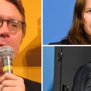 Per T Ohlson, Åsa Romson och Mehmet Kaplan.