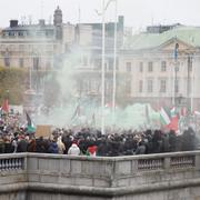 Propalestinsk demonstration i Stockholm.