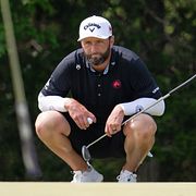 Jon Rahm under en tävling i USA i augusti.