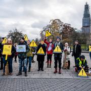 Demonstration mot angiverilagen i Linköping den 18 november. 