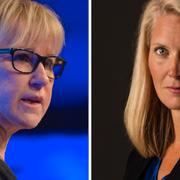 Margot Wallström och Helena Sundén.