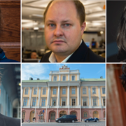 Cilla Benkö, Thomas Mattsson, Hanna Stjärne, Jan Helin och Helle Klein.