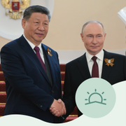Vladimir Putin och Xi Jinping under ett möte i Ryssland tidigare i år.