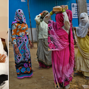 Ashok Gehlot och kvinnor i Rajasthan.