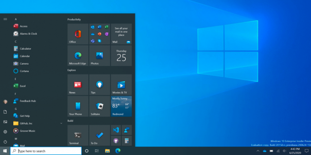 Startmenyn I Windows 10 Får Ny Design