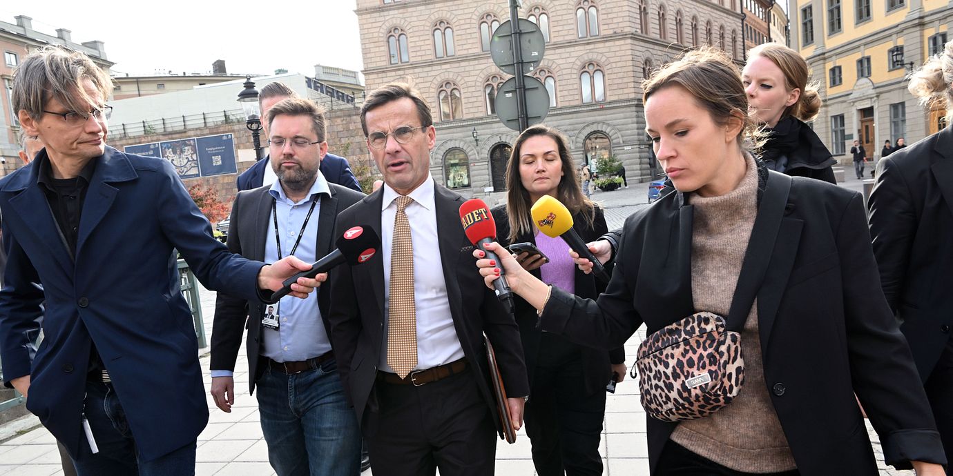 Arkivbild. Moderaternas partiledare Ulf Kristersson.