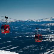 Arkivbild på gondolliften i Åre.
