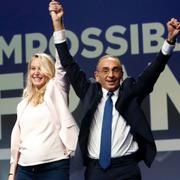 Marion Marechal och Eric Zemmour, Marine Le Pen. 