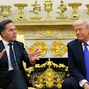 Trump och Rutte under ett möte i Vita huset i oktober i fjol.