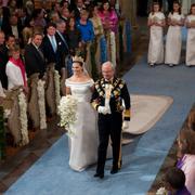 Kronprinsessan Victoria och hennes pappa kung Carl XVI Gustaf.