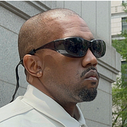 Kanye West, Keir Starmer. Arkivbilder.