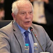 EU:s utrikeschef Josep Borrell.  Achmad Ibrahim / AP