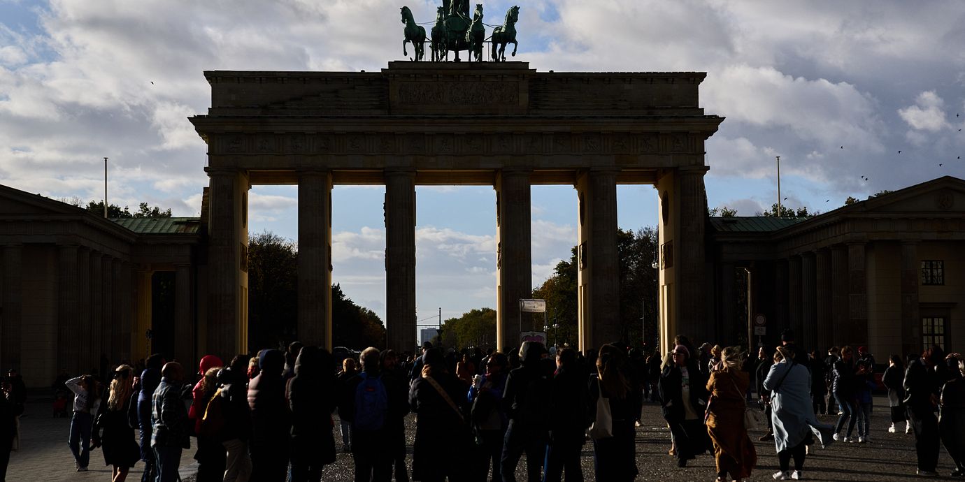 Mannen greps i östra Berlin.