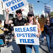 Arkivbild från en protest i Las Vegas i oktober. 