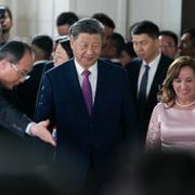 Xi Jinping på statsbesök i Lima, Peru. 