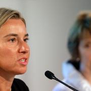 Federica Mogherini och Catherine Ashton