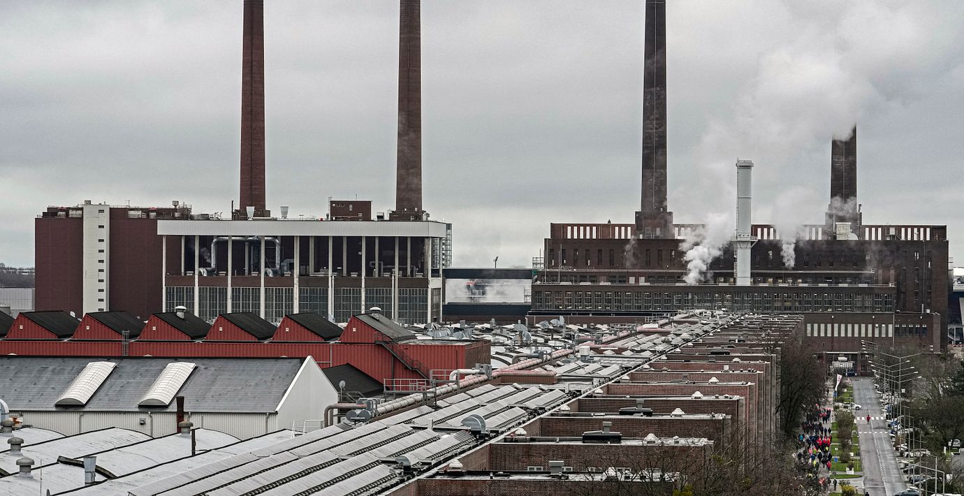 VW-fabriken i Wolfsburg.