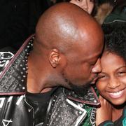 Wyclef Jean med dottern Angelina Claudinelle Jean.