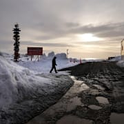 King George Island vid Antarktis.