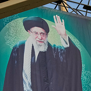 Ayatollan ali Khameini och Donald Trump.